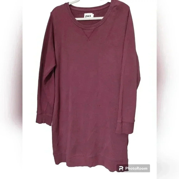 Pact Women's Dresses Pact Organic Downtime Sweatshirt Dress - Picture 4 of 6